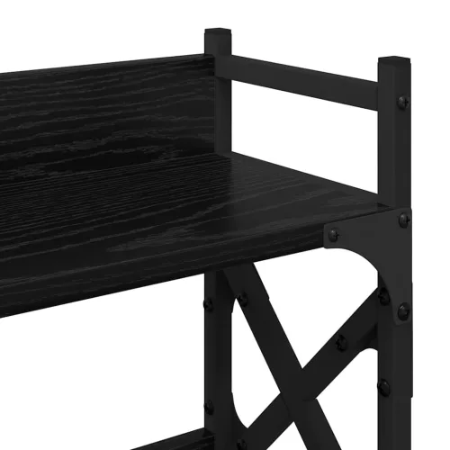  Nyomtatóállvány Fekete tölgy 40 x 20 x 40 cm Faanyag