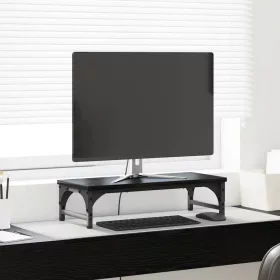  Monitor Tartó Fekete tölgy 55 x 23 x 14 cm Faanyag