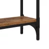  Konzolasztal polcokkal Öreg fa 75 x 22,5 x 75 cm Faanyag