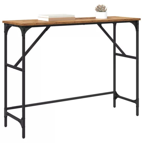  Konzolasztal Öreg fa 100 x 32 x 75 cm Faanyag