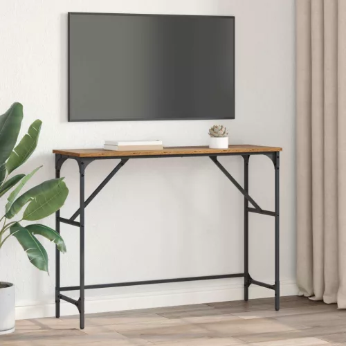  Konzolasztal Öreg fa 100 x 32 x 75 cm Faanyag
