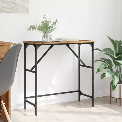  Konzolasztal Öreg fa 75 x 32 x 75 cm Faanyag