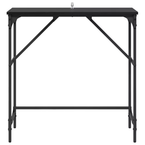  Konzolasztal Fekete tölgy 75 x 32 x 75 cm Faanyag
