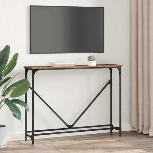  Konzolasztal Régi fa 102 x 22.5 x 75 cm Faanyag