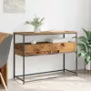  Konzolasztal fiókkal Öreg fa 100 x 40 x 75 cm Faanyag