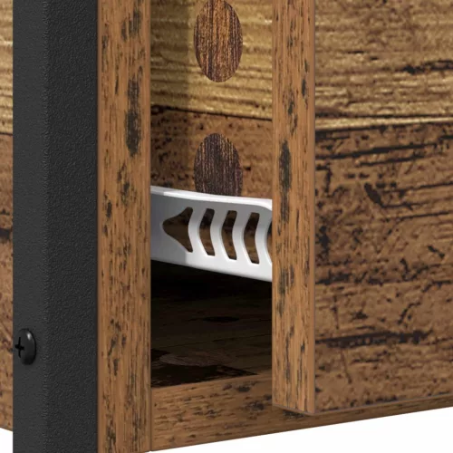  Konzolasztal fiókkal Öreg fa 100 x 40 x 75 cm Faanyag