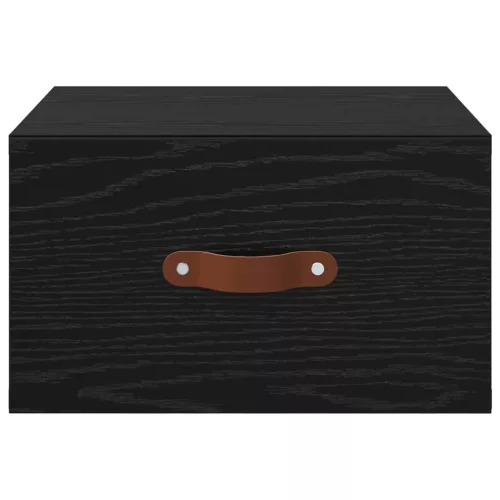  Fali éjjeli szekrény Fekete tölgy 35 x 35 x 20 cm Faanyag