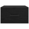  Éjjeliszekrény fiókkal Musta tammi 35 x 35 x 20 cm Faanyag