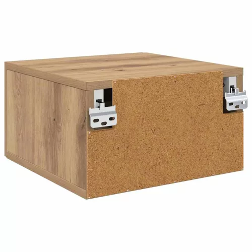  Éjjeliszekrény 2 pcs kézműves tölgy 35 x 35 x 20 cm Faanyag