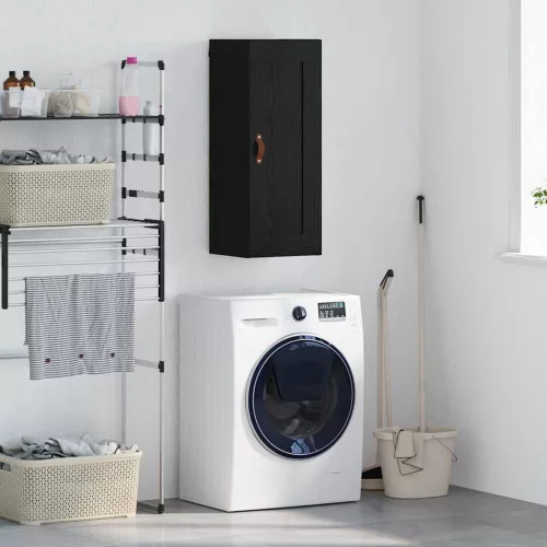  Fali szekrény Fekete tölgy 34,5 x 34 x 90 cm Faanyag