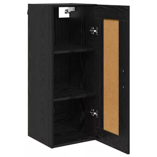  Fali szekrény Fekete tölgy 34,5 x 34 x 90 cm Faanyag