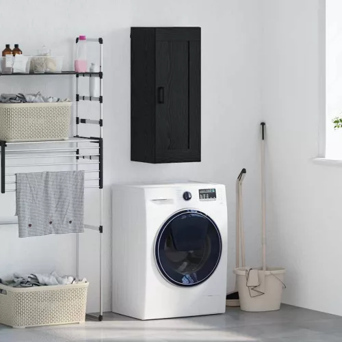  Fali szekrény Fekete tölgy 34,5 x 34 x 90 cm Faanyag