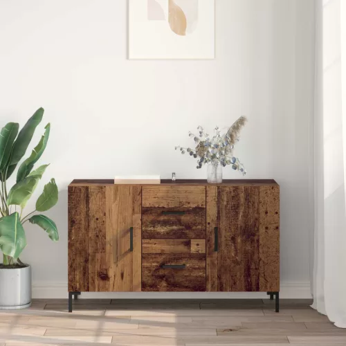  Széf fiókkal Öreg fa 100 x 36 x 60 cm Faanyag