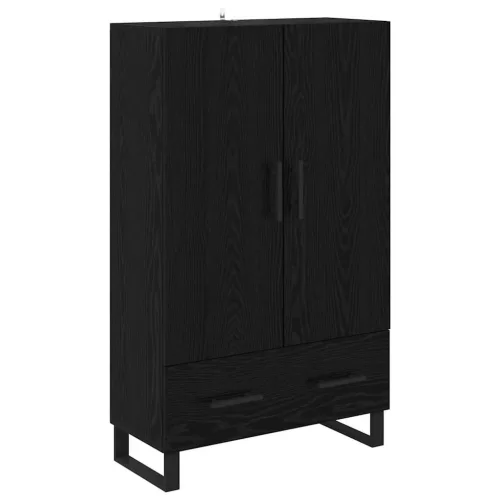  Magasfiú fiókkal Fekete tölgy 69,5 x 30 x 115 cm Faanyag