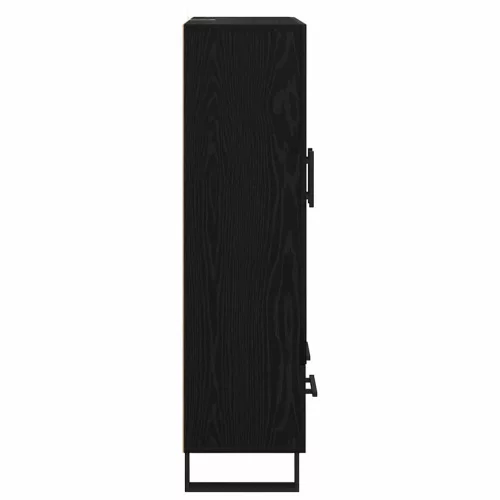 Magasfiú fiókkal Fekete tölgy 69,5 x 30 x 115 cm Faanyag