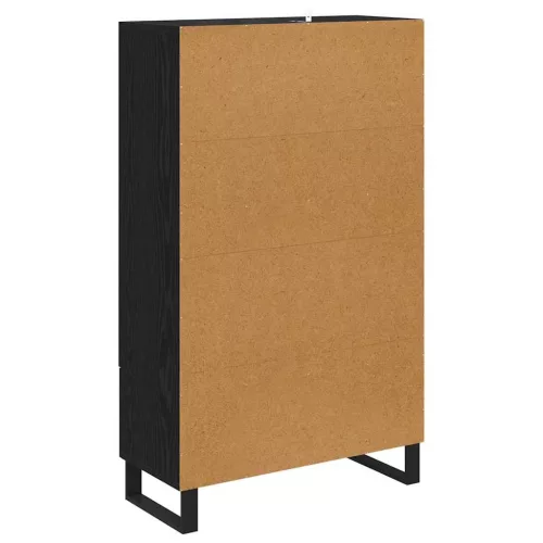  Magasfiú fiókkal Fekete tölgy 69,5 x 30 x 115 cm Faanyag