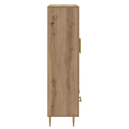  Magasfiú Artisan tölgy 69,5 x 31 x 115 cm Műanyag Fa és Üveg