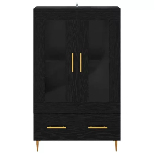  Magasfiú Fekete tölgy 69,5 x 31 x 115 cm Műanyag Fa és Üveg