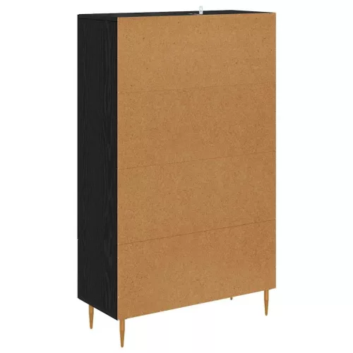  Magasfiú Fekete tölgy 69,5 x 31 x 115 cm Műanyag Fa és Üveg
