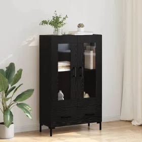  Magasfiú fiókkal Fekete tölgy 69,5 x 31 x 115 cm Faanyag