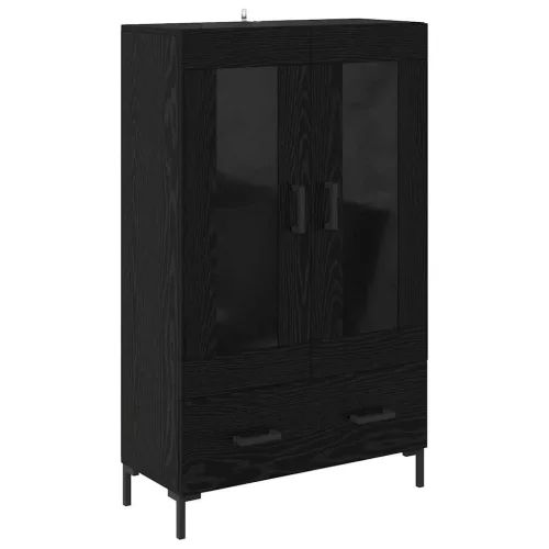  Magasfiú fiókkal Fekete tölgy 69,5 x 31 x 115 cm Faanyag