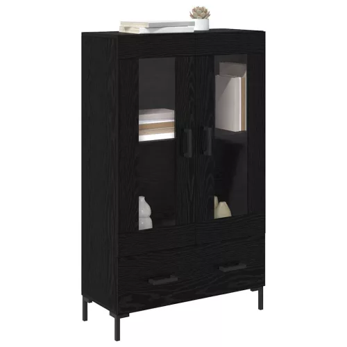  Magasfiú fiókkal Fekete tölgy 69,5 x 31 x 115 cm Faanyag