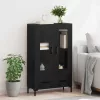  Magasfiú fiókkal Fekete tölgy 69,5 x 31 x 115 cm Faanyag