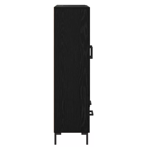  Magasfiú fiókkal Fekete tölgy 69,5 x 31 x 115 cm Faanyag