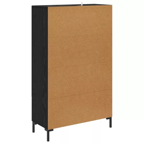  Magasfiú fiókkal Fekete tölgy 69,5 x 31 x 115 cm Faanyag