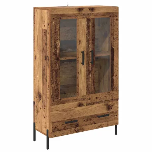  Magasfiú fiókkal Corona Öreg fa 69,5 x 31 x 115 cm Faanyag