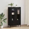  Magasfiú fiókkal Corona Fekete tölgy 69,5 x 31 x 115 cm Faanyag