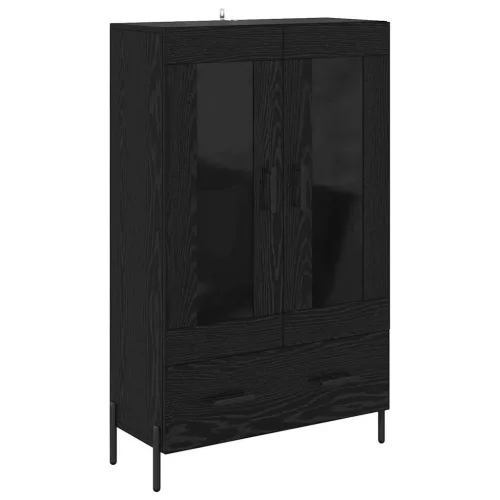  Magasfiú fiókkal Corona Fekete tölgy 69,5 x 31 x 115 cm Faanyag