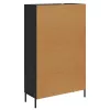  Magasfiú fiókkal Corona Fekete tölgy 69,5 x 31 x 115 cm Faanyag