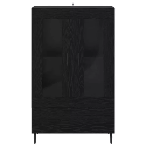  Magasfiú fiókkal Fekete tölgy 69,5 x 31 x 115 cm Faanyag