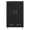  Magasfiú fiókkal Fekete tölgy 69,5 x 31 x 115 cm Faanyag