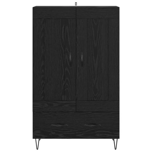  Magasfiú fiókkal Fekete tölgy 69,5 x 31 x 115 cm Faanyag