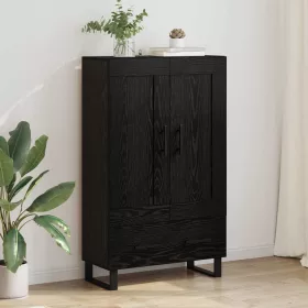  Magasfiú fiókkal Fekete tölgy 69,5 x 31 x 115 cm Faanyag
