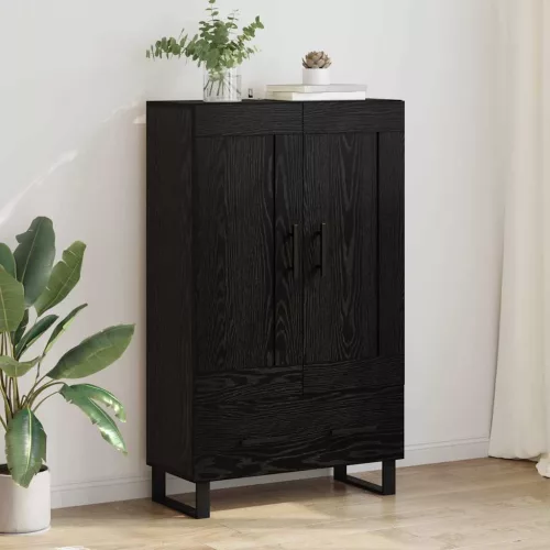  Magasfiú fiókkal Fekete tölgy 69,5 x 31 x 115 cm Faanyag