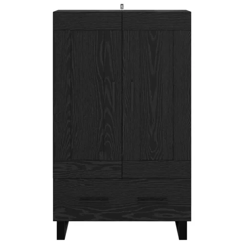  Magasfiú fiókkal Fekete tölgy 69,5 x 31 x 115 cm Faanyag