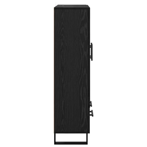  Magasfiú fiókkal Fekete tölgy 69,5 x 31 x 115 cm Faanyag
