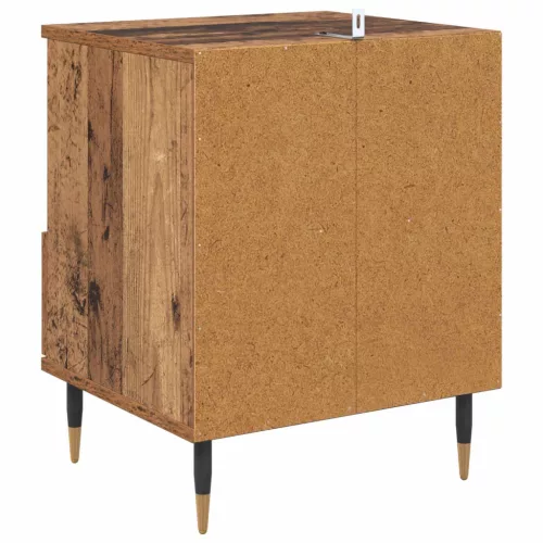  Éjjeliszekrény fiókkal 2 pcs Öreg fa 40 x 35 x 50 cm Faanyag