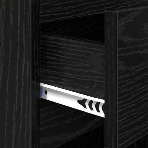  Éjjeliszekrény fiókkal Fekete tölgy 40 x 35 x 50 cm Faanyag