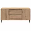  Dohányzóasztal kézműves tölgy 102 x 44.5 x 50 cm Faanyag