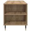  Dohányzóasztal kézműves tölgy 102 x 44.5 x 50 cm Faanyag