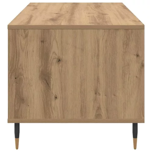  Dohányzóasztal fiókkal kézműves tölgy 90 x 49 x 45 cm Faanyag