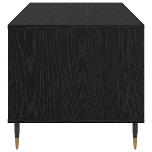  Dohányzóasztal fiókkal Musta tammi 90 x 49 x 45 cm Faanyag