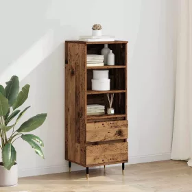  Magasfiú fiókkal Öreg fa 40 x 36 x 110 cm Faanyag