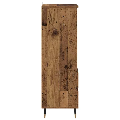  Magasfiú fiókkal Öreg fa 40 x 36 x 110 cm Faanyag