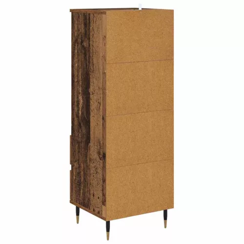  Magasfiú fiókkal Öreg fa 40 x 36 x 110 cm Faanyag