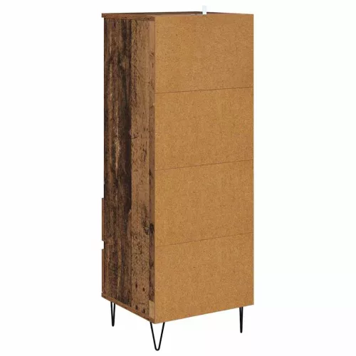  Magasfiú fiókkal Öreg fa 40 x 36 x 110 cm Faanyag